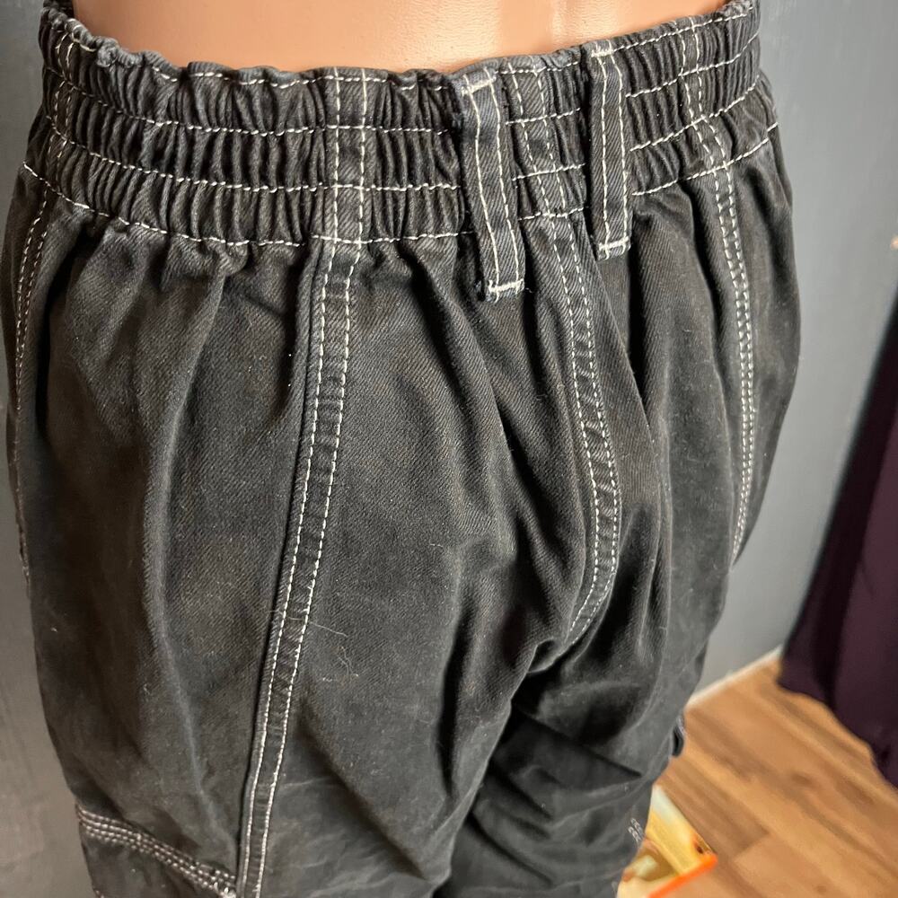 BDG Urban Outfitters Unisex Relaxed Skate Jeans Size 27 Black Contrast Stitch - Picture 7 of 8